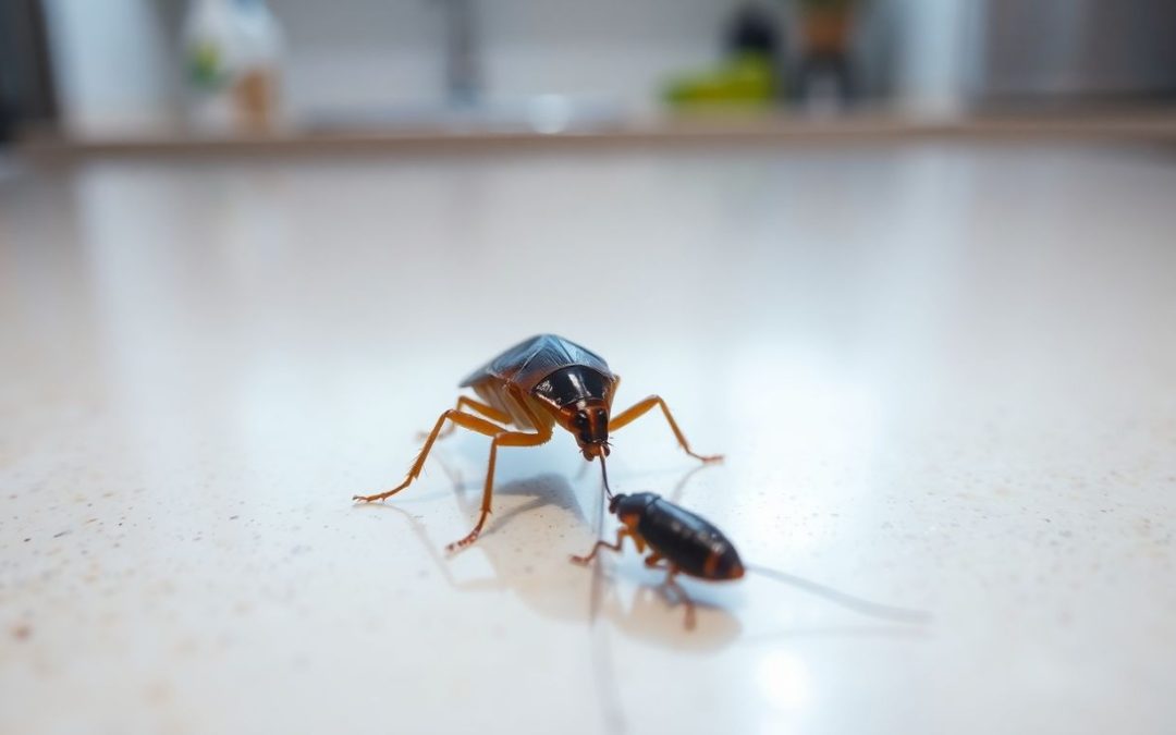 Cockroach removal in Ottawa, showing professional pest control services keeping homes clean and cockroach-free.
