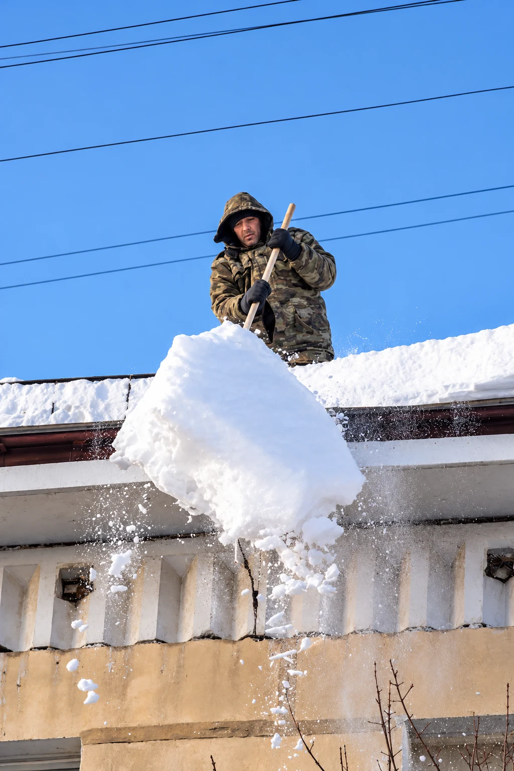 Ottawa Mansard Roof Snow Removal